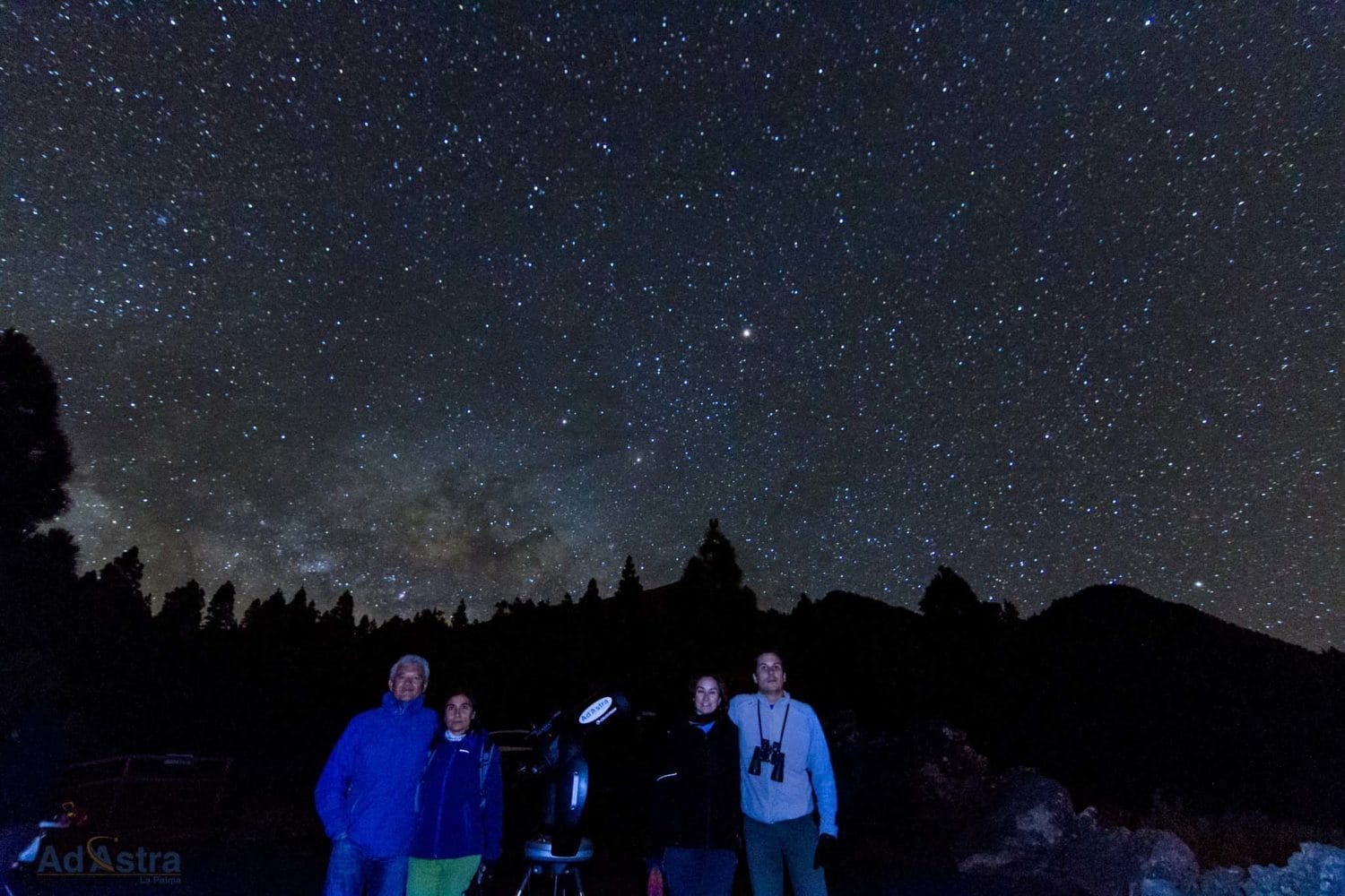 Vista panorámica del paisaje de la isla de La Palma