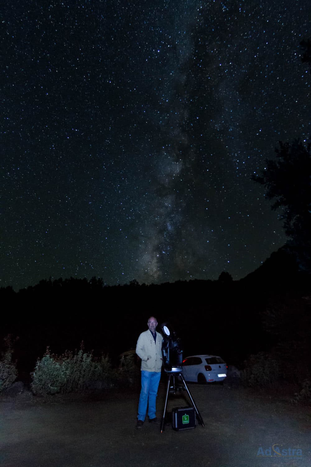 Observación del cielo nocturno en La Palma