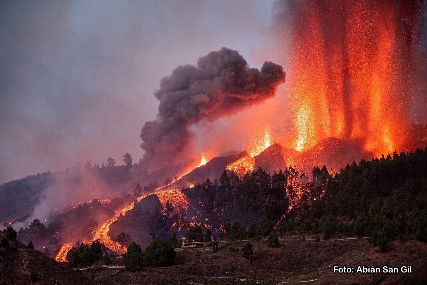 Erupción volcánica en La Palma