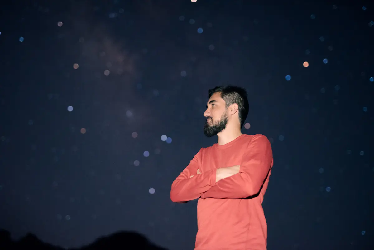 Abián, fotógrafo y monitor Starlight de Ad Astra La Palma